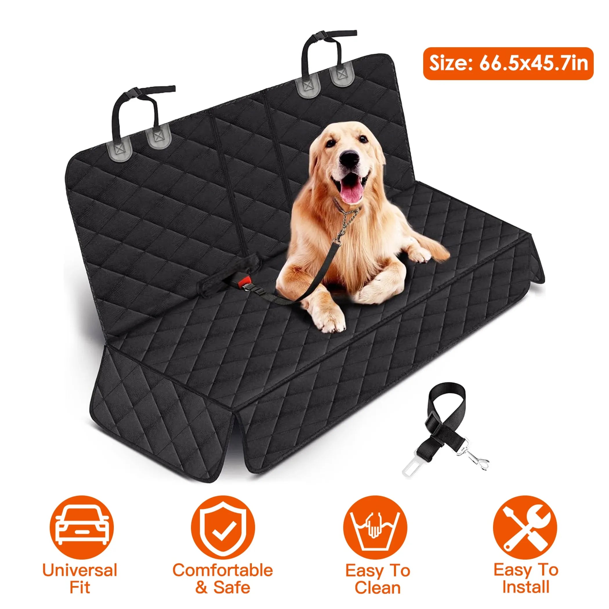 Waterproof Dog Backseat Cover