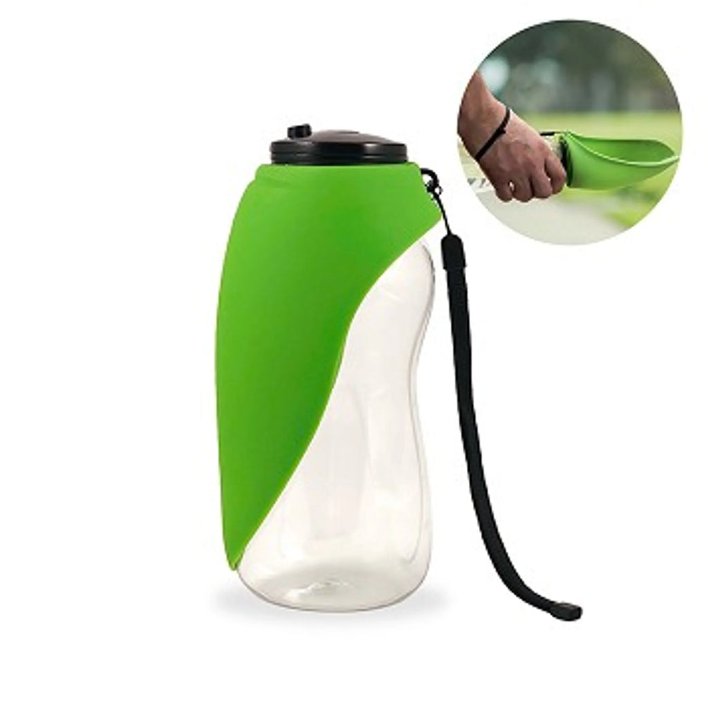 Portable Dog Water Bottle with Bowl
