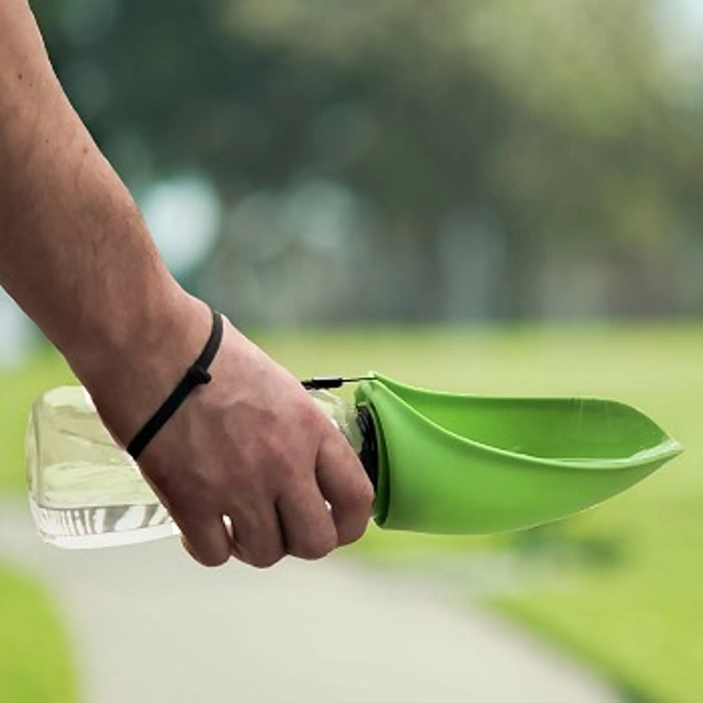 Portable Dog Water Bottle with Bowl